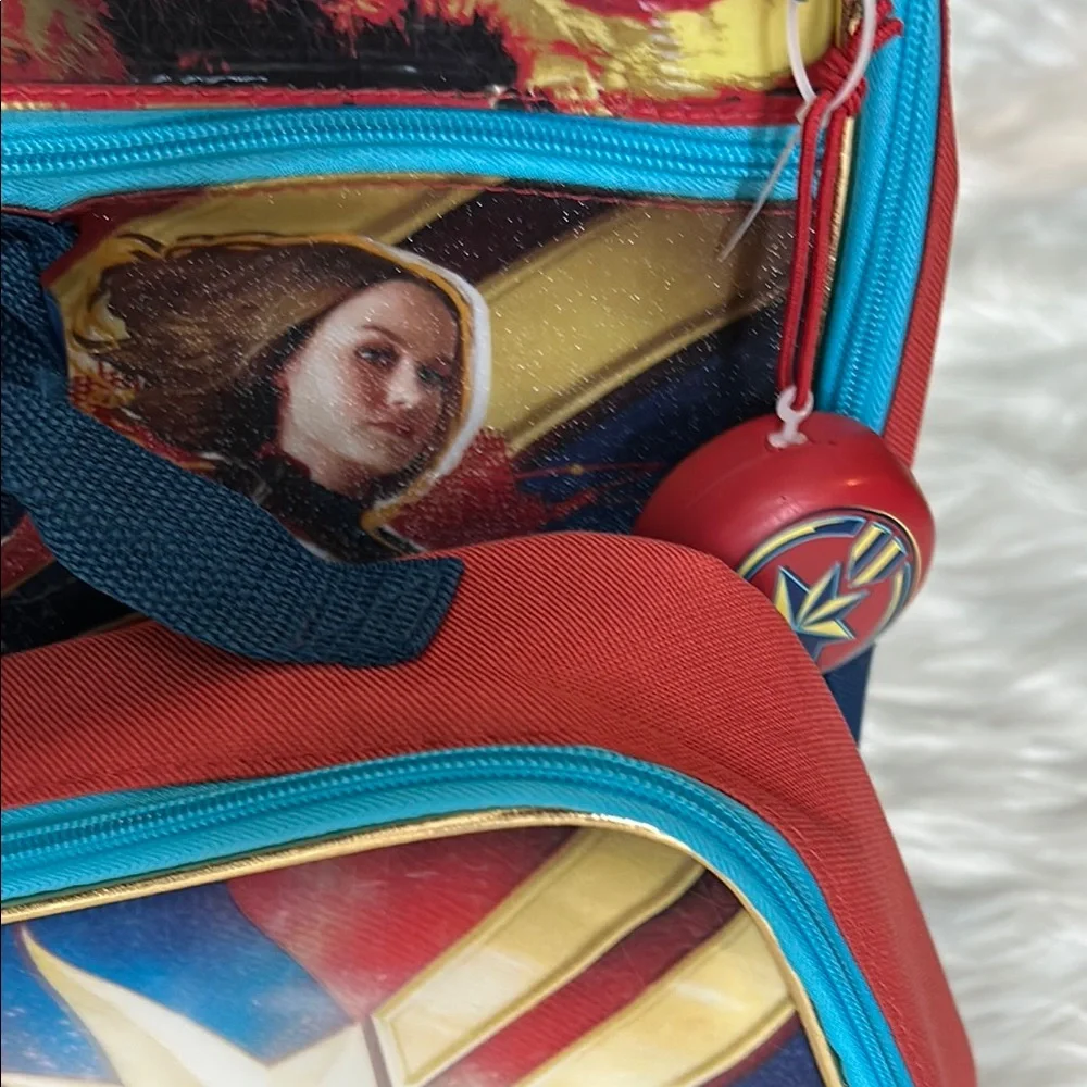 Marvel Kids Backpack and Lunchbox Set in Blue, Red, Gold